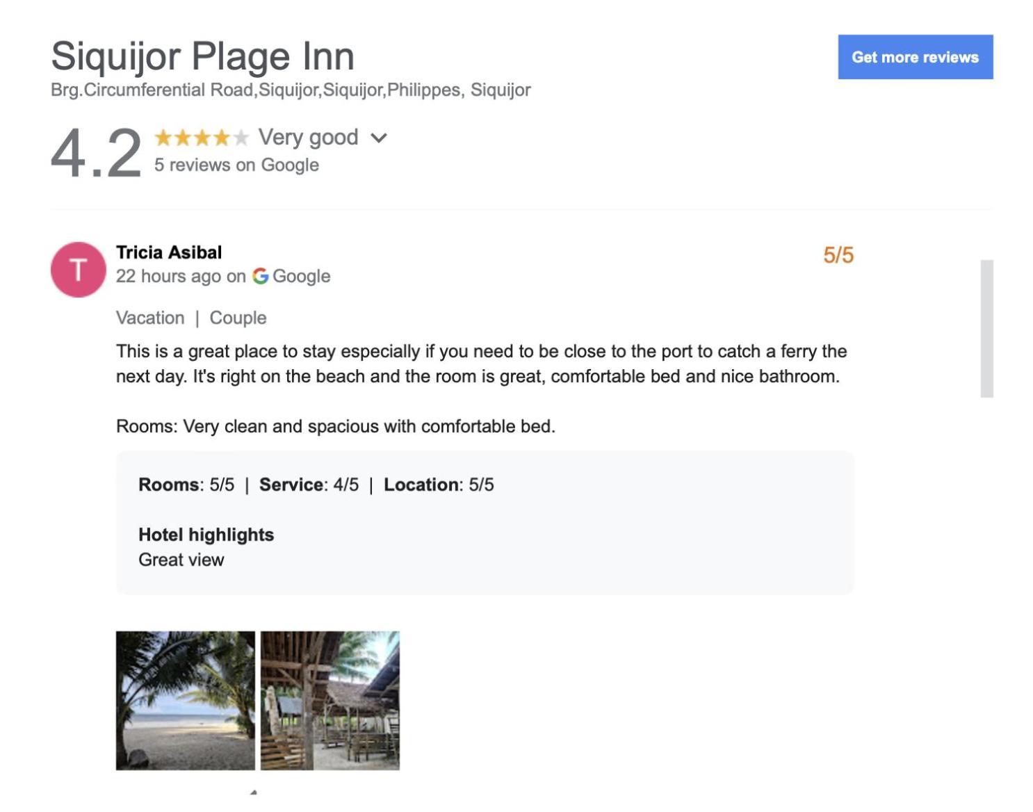 Siquijor Plage Inn Екстер'єр фото